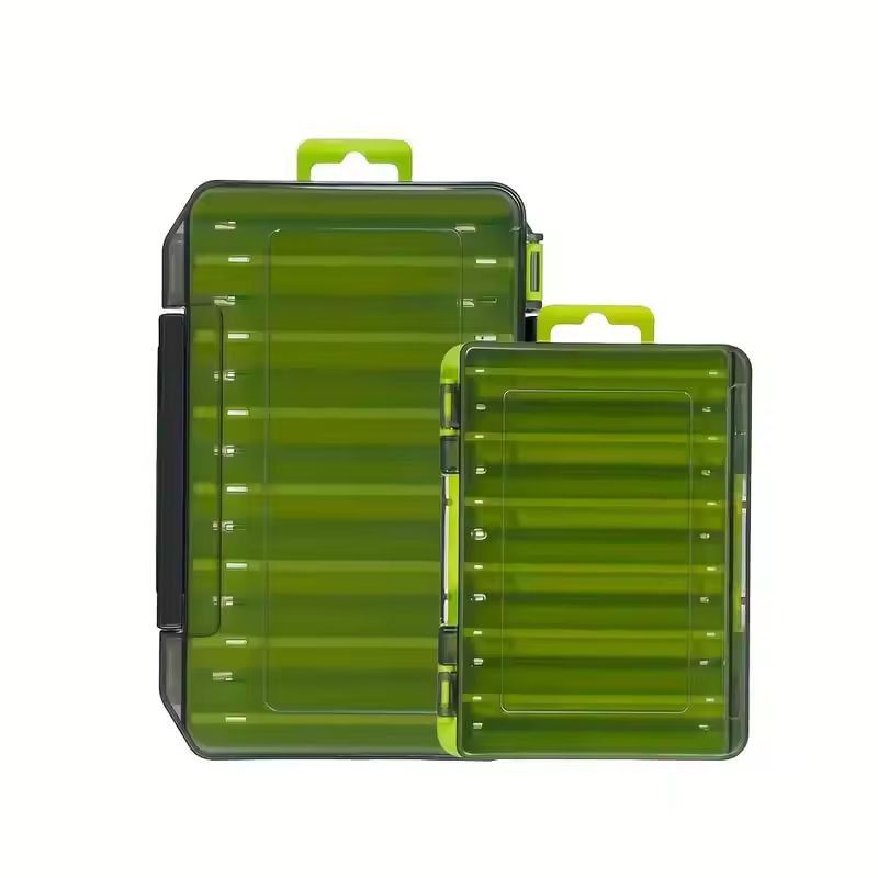 Ultimate DualDeck Fishing Tackle Storage Case  Large  Small Compartments Organizer 2