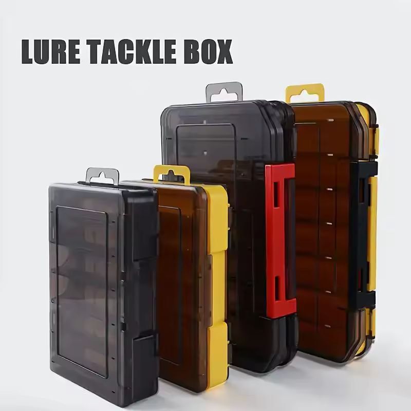 Ultimate DualDeck Fishing Tackle Storage Case  Large  Small Compartments Organizer 7