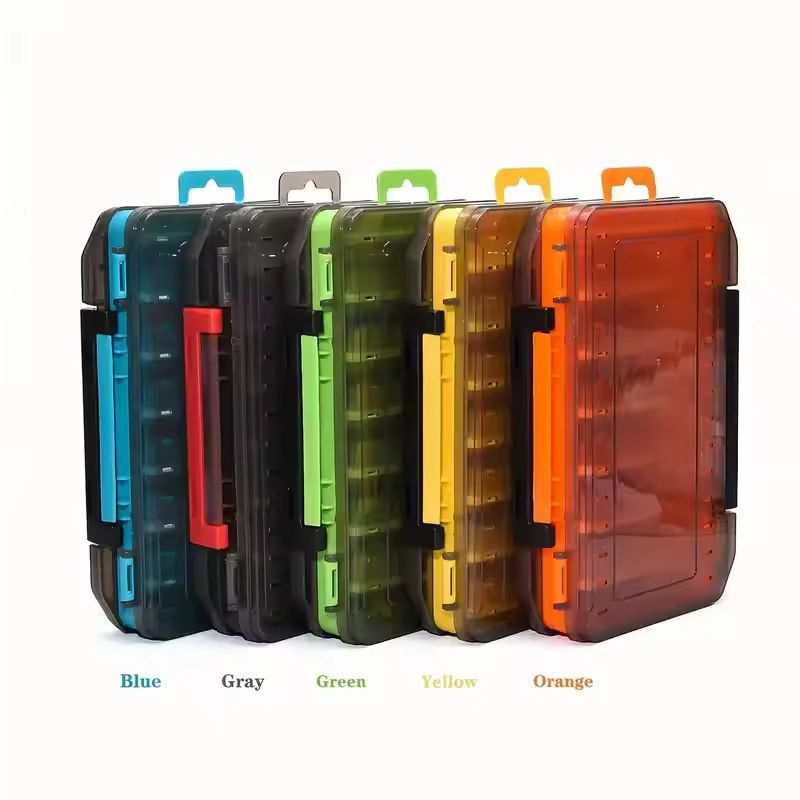 Ultimate DualDeck Fishing Tackle Storage Case  Large  Small Compartments Organizer 8