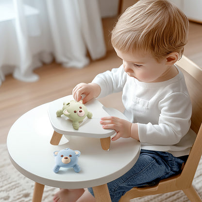 Baby Bear Silicone Teether, Anti-eating Hand Tooth Care, Silicone Baby Teeth Grinding Rod, Baby Soothing Gifts