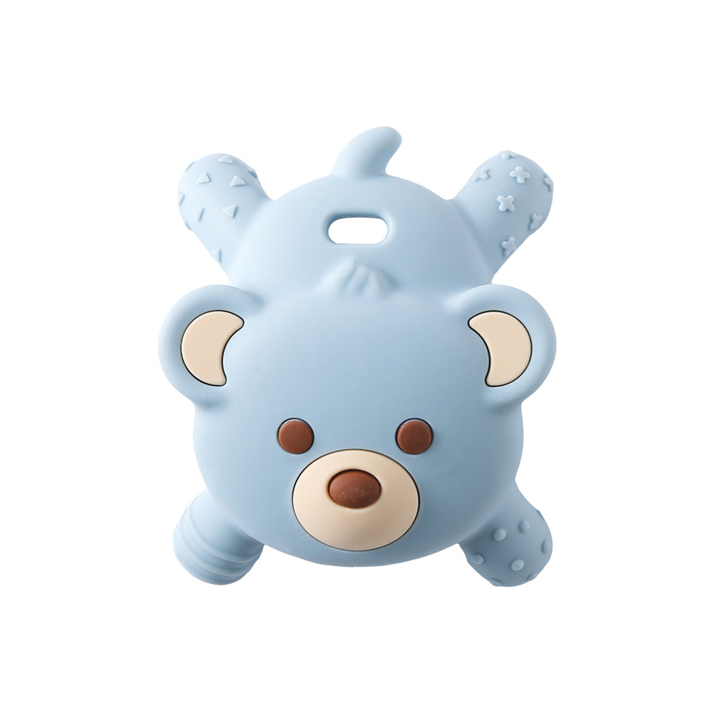 Baby Bear Silicone Teether Antieating Hand Tooth Care Silicone Baby Teeth Grinding Rod Baby Soothin 8