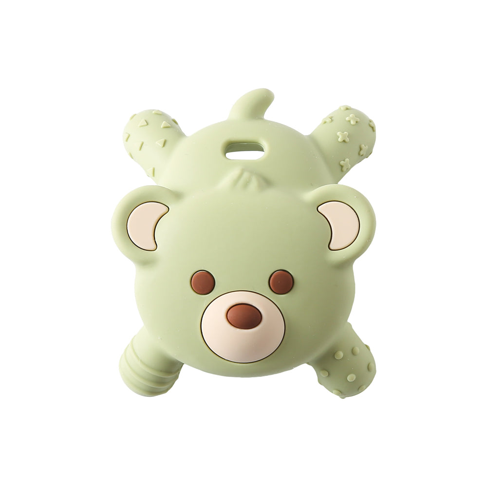 Baby Bear Silicone Teether Antieating Hand Tooth Care Silicone Baby Teeth Grinding Rod Baby Soothin 9