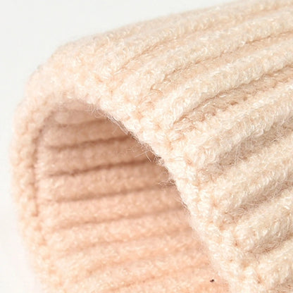 Wool Fashion Knitted Hat For Men  Women Simple Warm Skullies Beanie Cap Trendy Autumn Winter Solid  2