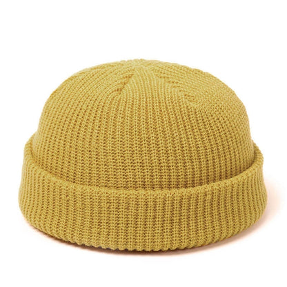 Wool Fashion Knitted Hat For Men  Women Simple Warm Skullies Beanie Cap Trendy Autumn Winter Solid  8