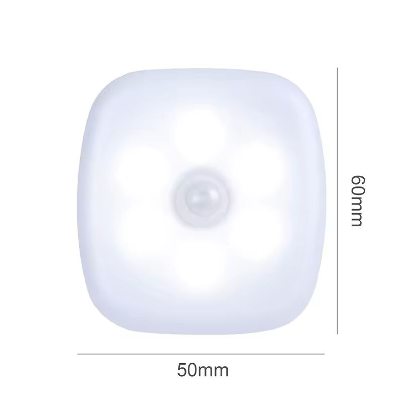 Wireless LED Motion Sensor Night Light (EU Plug) LED Night Lamp for Childrens Bedroom, Bedside, Table, Hallway