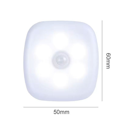 Wireless LED Motion Sensor Night Light (EU Plug) LED Night Lamp for Childrens Bedroom, Bedside, Table, Hallway