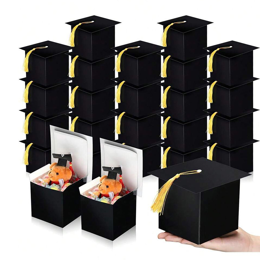 Graduation Cap Box with Tassel, Graduation Party Favors Gift Box