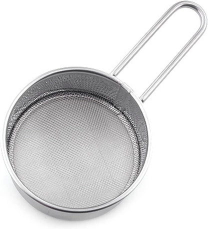 Small Handheld Fine Mesh Flour Sieve  Perfect For Baking Powdered Sugar  Chocolate Dusting 10