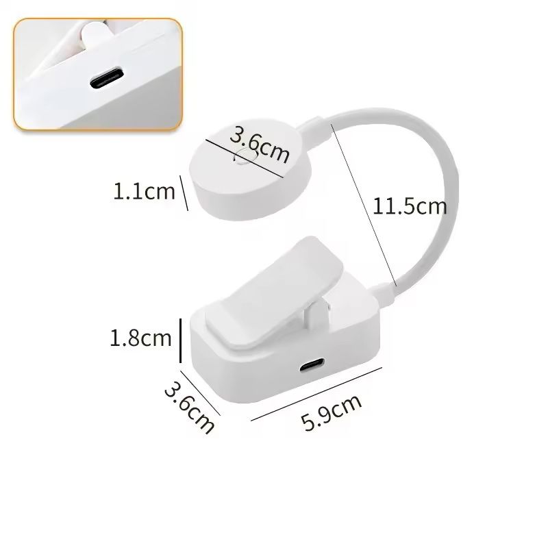 Portable LED Book Lamp Clip On Reading Light With 3 Color Modes Eye Protection For BedroomStudyBeds 1