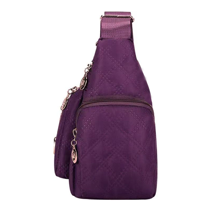 Stylish Square Crossbody Bag, Oxford Fabric Shoulder Bag, New Trendy Large Bag