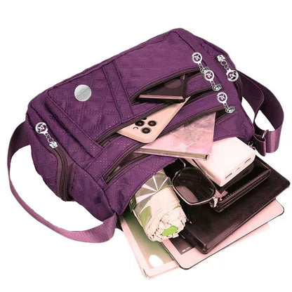 Stylish Square Crossbody Bag, Oxford Fabric Shoulder Bag, New Trendy Large Bag