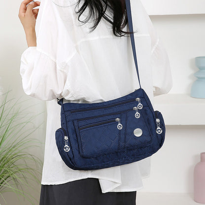 Stylish Square Crossbody Bag, Oxford Fabric Shoulder Bag, New Trendy Large Bag