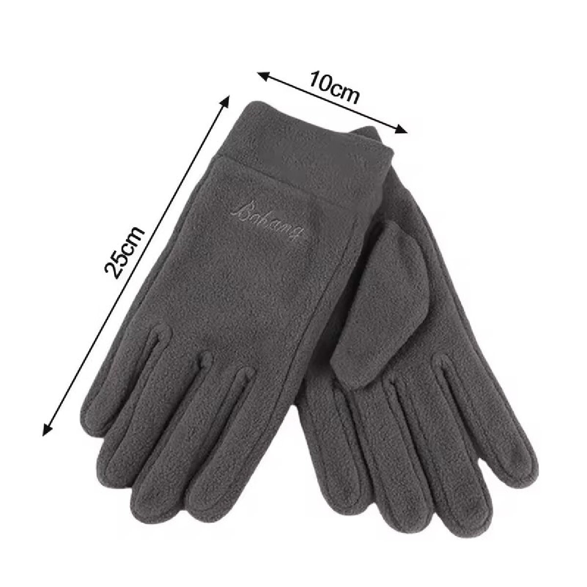 Winter Gloves For Men Thicken Thermal Fleece Full Finger Windproof Cold Resistance Skiing Cycling M 4