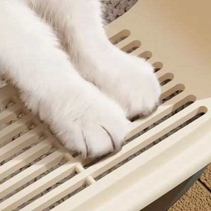 Small Cat Litter Tray Bedpan Anti Splash Kitten Toilet Box 4