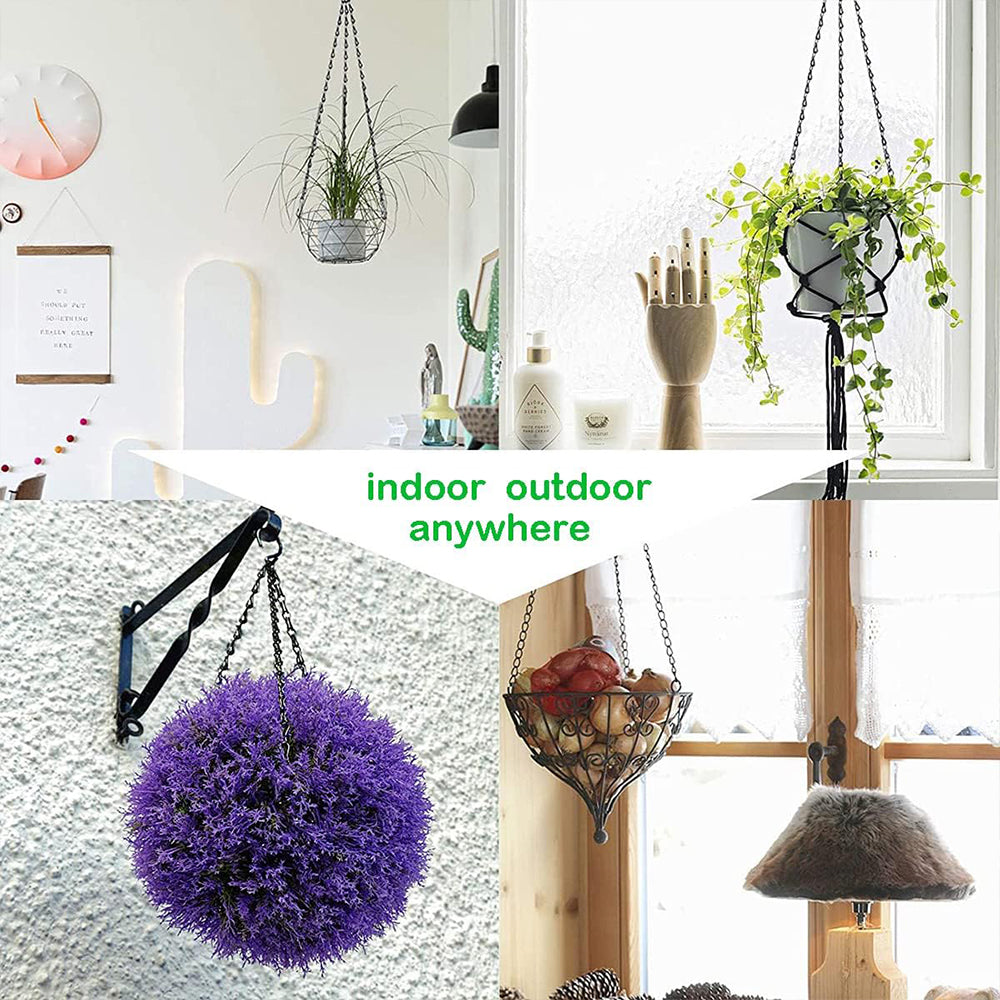 Flower Plant Pot Replacement, Hanging Baskets Chains with Hooks, Hanger for Bird Feeders, Lanterns, Ornaments