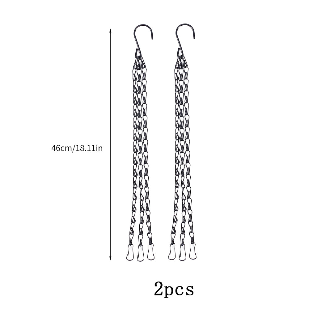 Flower Plant Pot Replacement, Hanging Baskets Chains with Hooks, Hanger for Bird Feeders, Lanterns, Ornaments