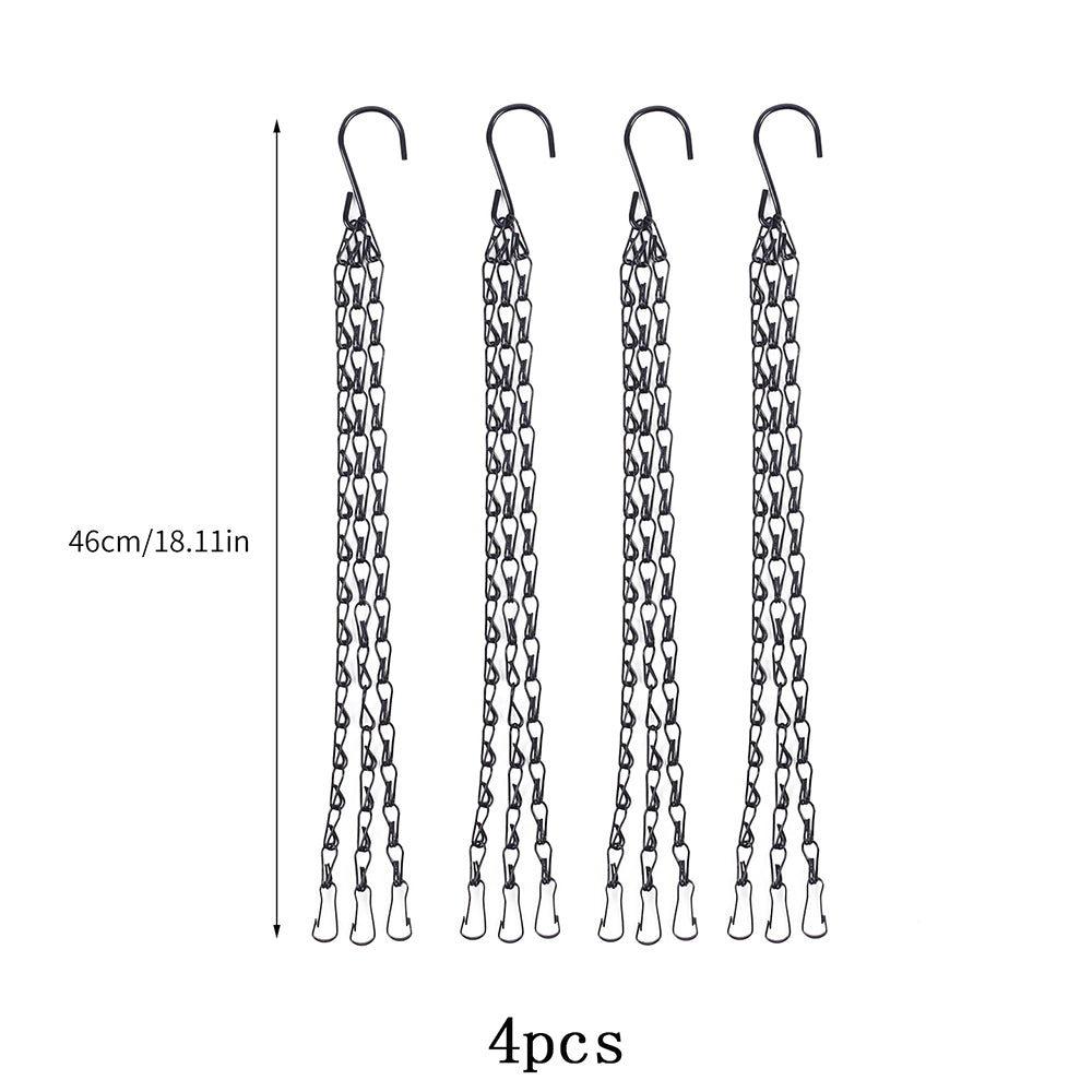 Flower Plant Pot Replacement, Hanging Baskets Chains with Hooks, Hanger for Bird Feeders, Lanterns, Ornaments