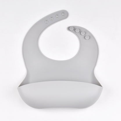 Adjustable Baby Silicone Tray Bib Waterproof Soft Feeding Bib For Newborns 10