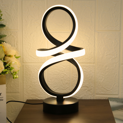 Adjustable Spiral LED Table Lamp USB Powered Ideal For Bedrooms Offices Study Rooms Creative Lighti 2