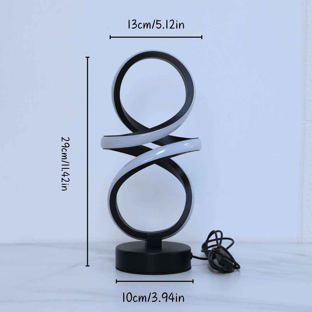 Adjustable Spiral LED Table Lamp USB Powered Ideal For Bedrooms Offices Study Rooms Creative Lighti 5