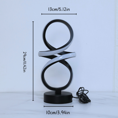 Adjustable Spiral LED Table Lamp USB Powered Ideal For Bedrooms Offices Study Rooms Creative Lighti 5