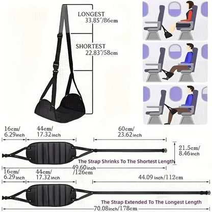 New Travel Hammock With Airplane Footrest Stepping Travel Artifact HighSpeed Rail Hammock Office Fo 5