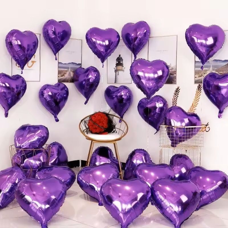Love Balloons Decoration Set 1050100PCS DIY Wedding Proposal  Birthday Party Balloons 1