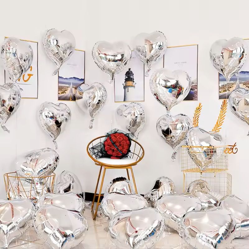 Love Balloons Decoration Set 1050100PCS DIY Wedding Proposal  Birthday Party Balloons 7