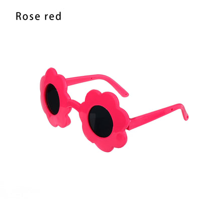 Candy Color Frame Doll Glasses, Cute Heart Sunglasses, Dress Up Eyewear for Dolls