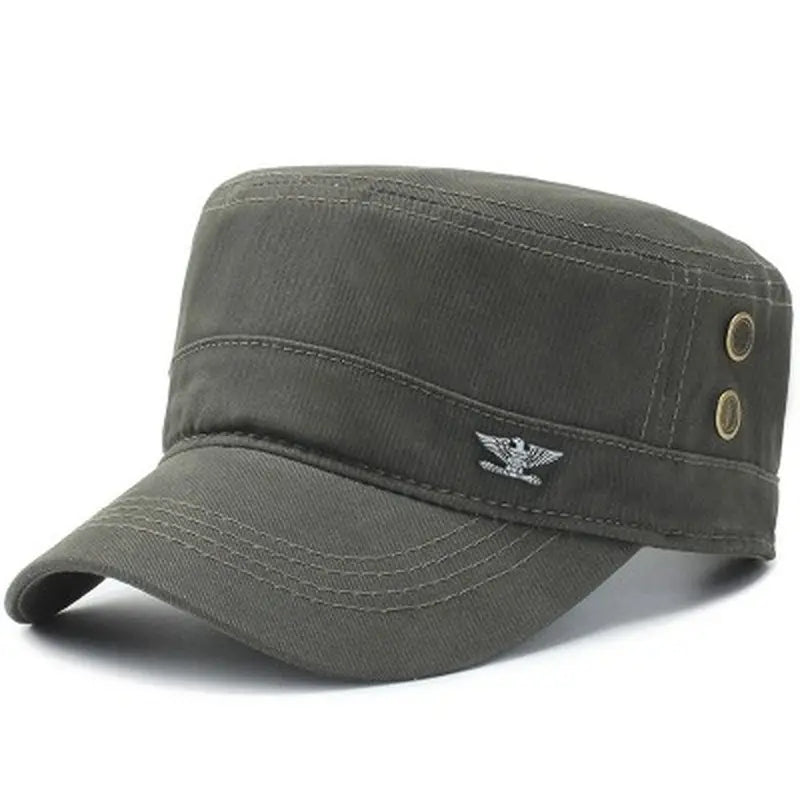 Military Caps Mens Baseball Cap Tactical Hat Flat Top Cotton Army Cap Spring Autumn Sports Leisure