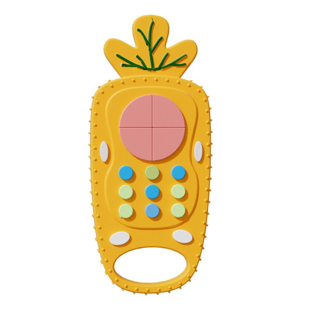 Sensory Educational Baby Silicone Teether Remote Control Shape Kids Gum Relief 6