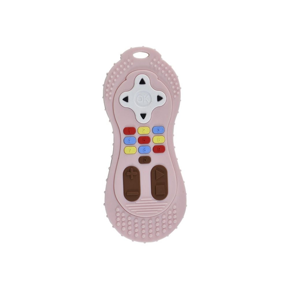 Sensory Educational Baby Silicone Teether Remote Control Shape Kids Gum Relief 10