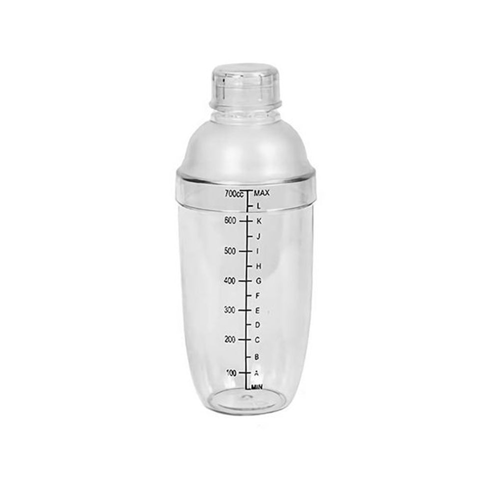 Martini Hand Shaker, Plastic Cocktail Shaker Cup with Scales, Milk Tea Wine Drink Mixer
