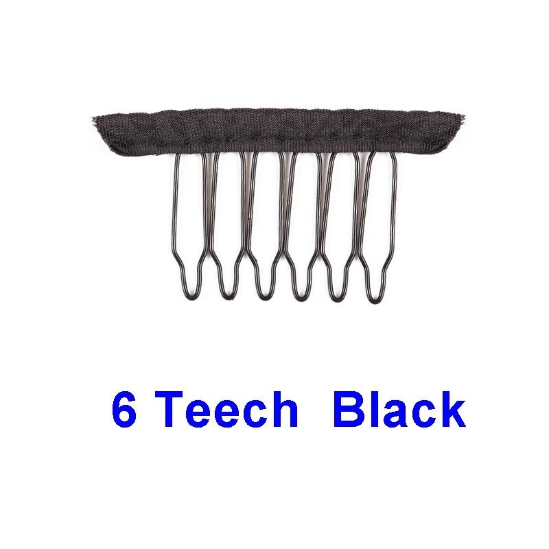 Wig Comb Clips With Stainless Steel Teeth For Hair Extensions 11