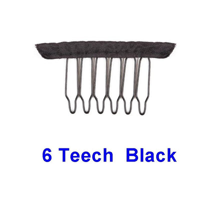 Wig Comb Clips With Stainless Steel Teeth For Hair Extensions 11