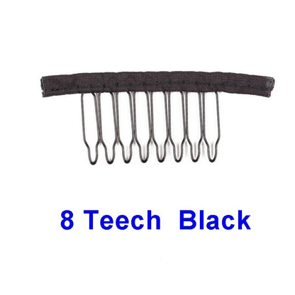 Wig Comb Clips With Stainless Steel Teeth For Hair Extensions 12