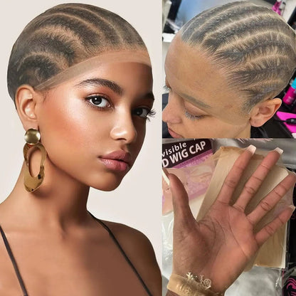 Invisible HD Wig Cap for Lace Front Wigs