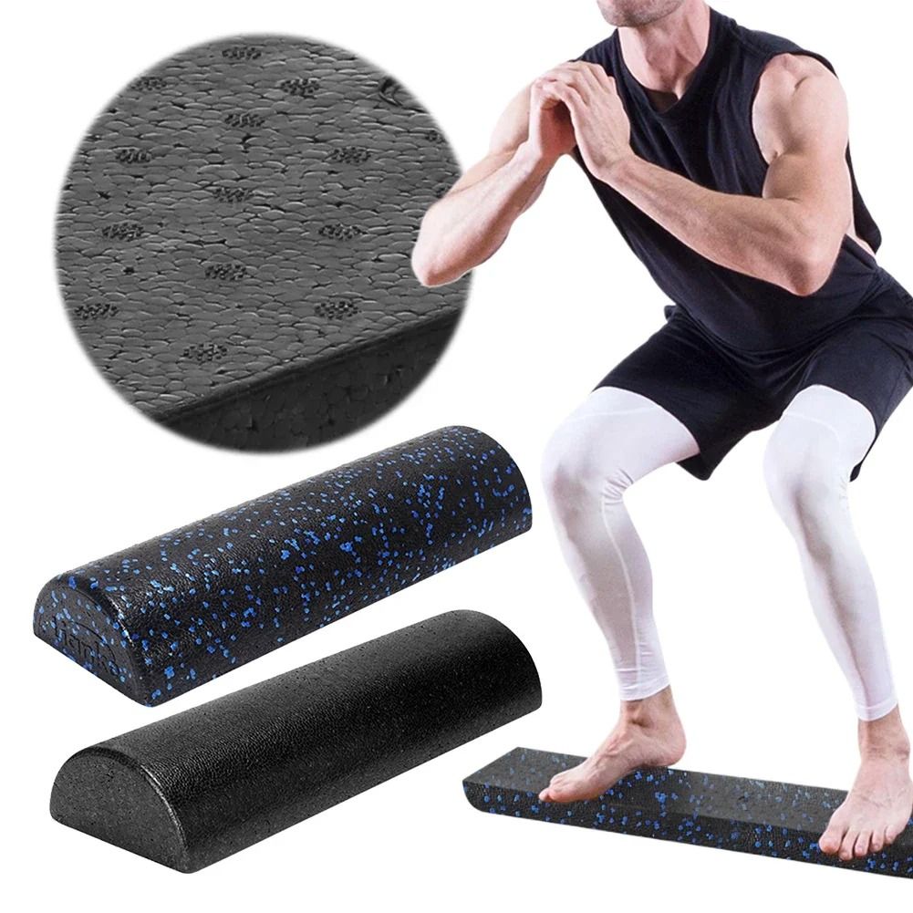 Half Round Balance Training Roller Block and Yoga Brick