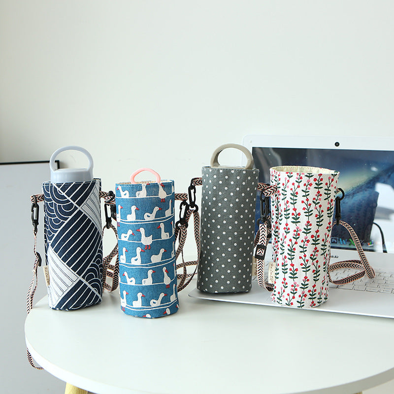 Insulated Crossbody Water Bottle Carrier Portable Bag Holder For Travel  Sports 1