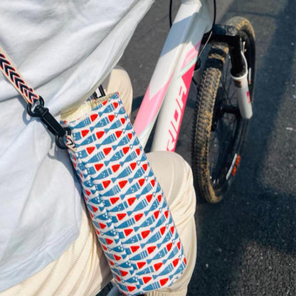 Insulated Crossbody Water Bottle Carrier Portable Bag Holder For Travel  Sports 3