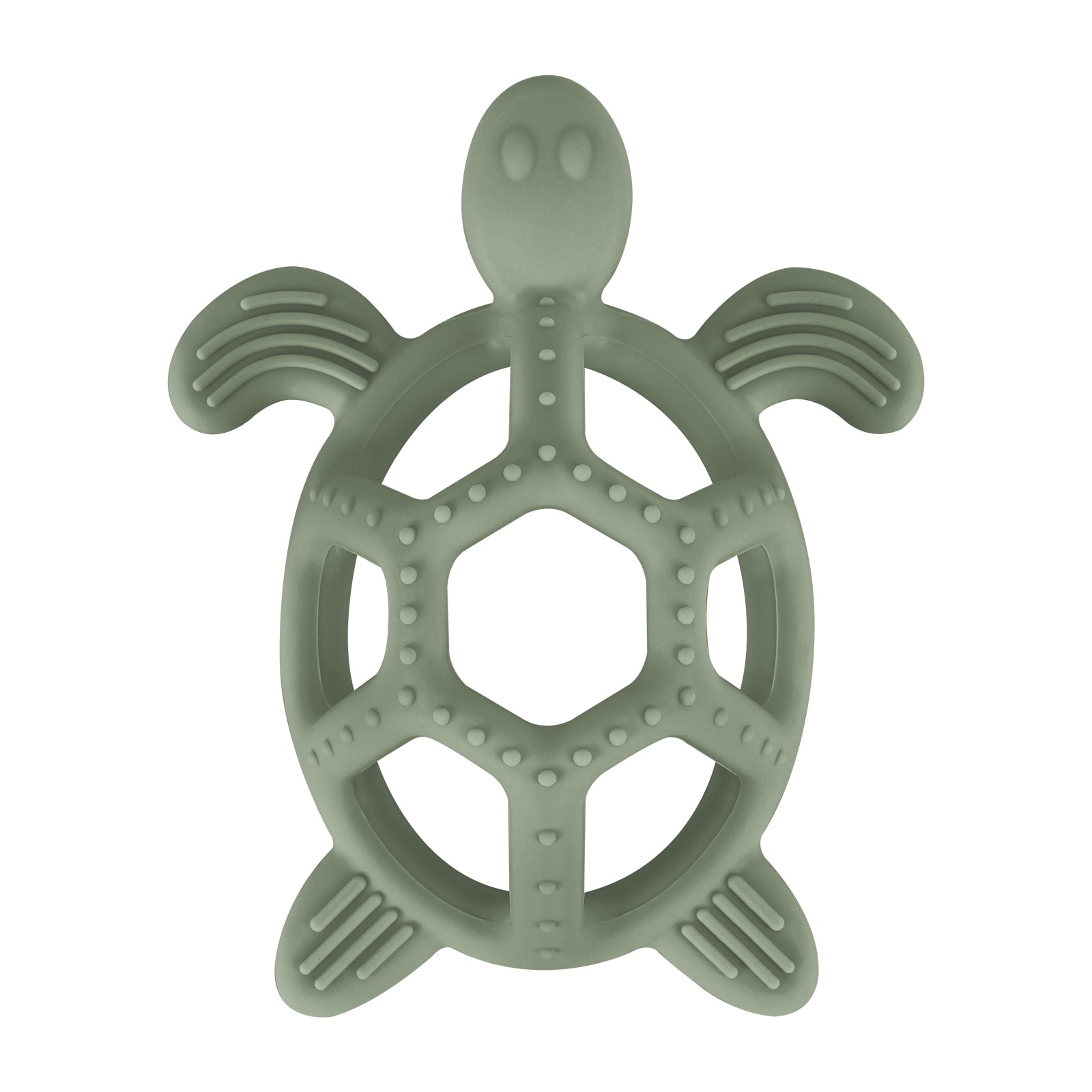 Cartoon Baby Silicone Teether, Food Grade Silicone Turtle, DIY Rodent Teeth Toy for Babies