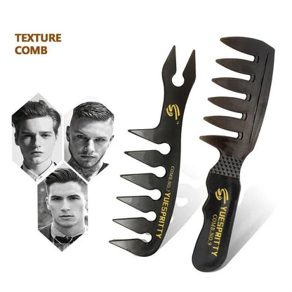 Wide Toothed Anti Static Curling Comb Set for Hair and Real Hair Wigs