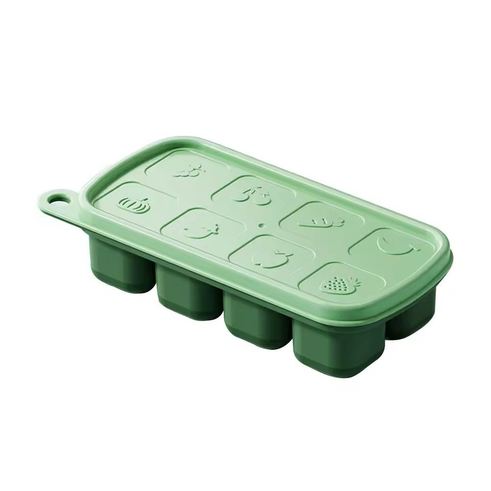 Leeseph Silicone Ice Cube Tray With Removable Lid  Perfect Square Ice For Cocktails  Daily Drinks 3