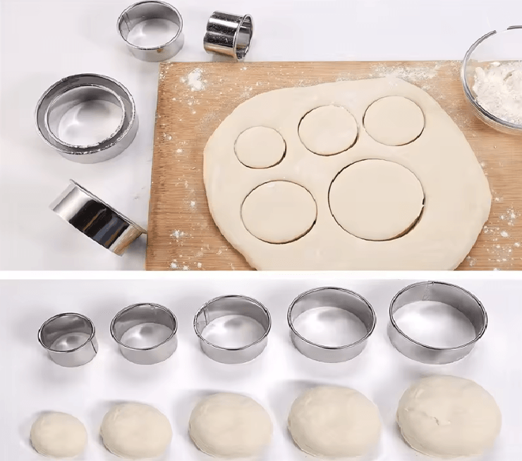 Stainless Steel Biscuit And Dough Cutting Mold Set 1