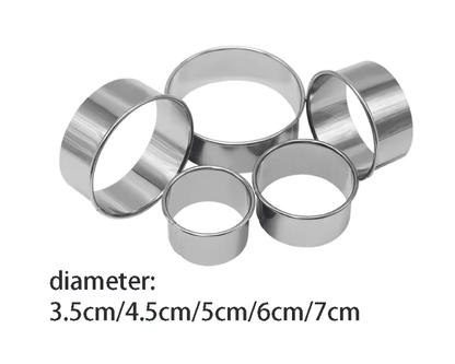 Stainless Steel Biscuit And Dough Cutting Mold Set 5
