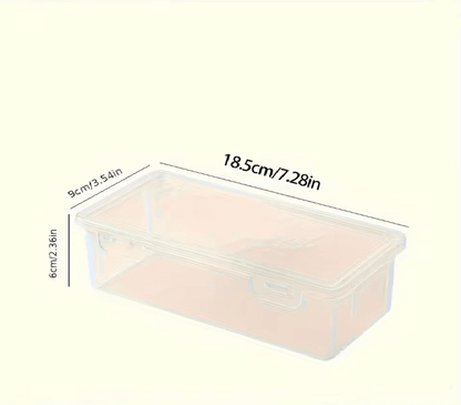 Clear Plastic Storage Box With Hinged Lid 3