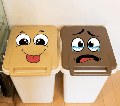 Cartoon Face Stickers Set For Home Decoration 1