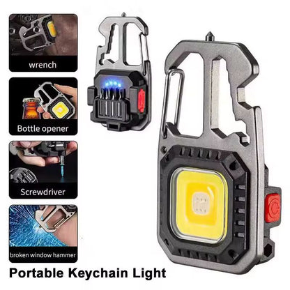 HeroLight Rechargeable Keychain Flashlight Multifunction COB  13 Pack 6