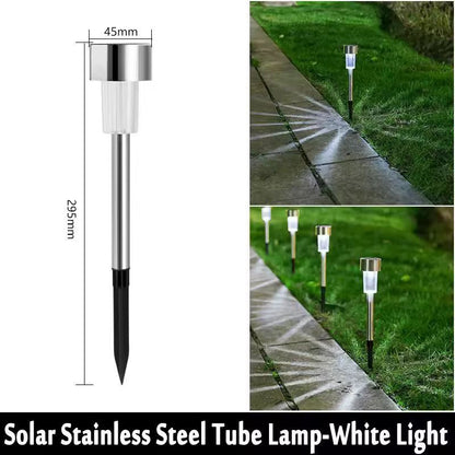 LuminaGlow 10Pack Solar Outdoor Lanterns  Waterproof Garden Landscape Lighting Set 9