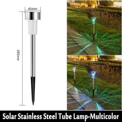 LuminaGlow 10Pack Solar Outdoor Lanterns  Waterproof Garden Landscape Lighting Set 10